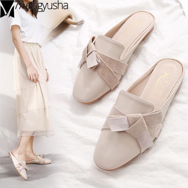 slippers closed toe summer bowknot mules women shoes flats microfiber leather slides casual flip flops femme trendy ladies, Black
slippers closed toe summer bowknot mules women shoes flats microfiber leather slides casual flip flops femme trendy ladies, Black