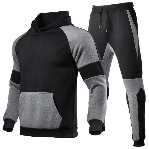 men's tracksuits casual male fashion ensemble with spring hoodie, bundle of wool pants , thick sports clothes a man's hood, Gray
men's tracksuits casual male fashion ensemble with spring hoodie, bundle of wool pants , thick sports clothes a man's hood, Gray