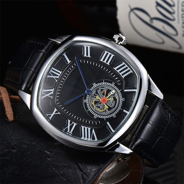 7-watches men luxury brand business designer simple roman numeral dial fashion quartz movement leather strap sports military, Slivery;brown
7-watches men luxury brand business designer simple roman numeral dial fashion quartz movement leather strap sports military, Slivery;brown