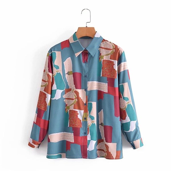 oversize women lapel single breasted blouse spring fashion ladies vintage loose female colorblock printing shirt 210515, White
oversize women lapel single breasted blouse spring fashion ladies vintage loose female colorblock printing shirt 210515, White