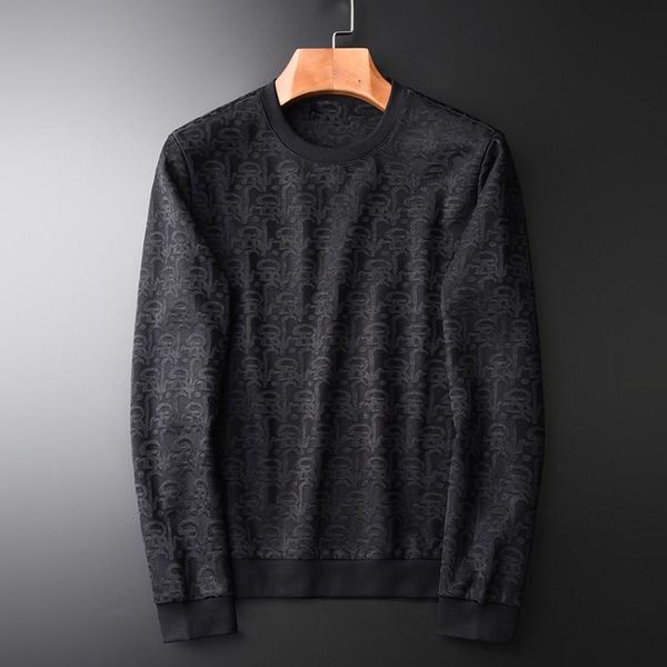 men's hoodies & sweatshirts 2021 yarn dyed jacquard sweatshirt male round collar geometry casual mens plus size 4xl men, Black
men's hoodies & sweatshirts 2021 yarn dyed jacquard sweatshirt male round collar geometry casual mens plus size 4xl men, Black