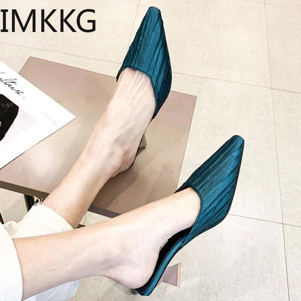 slippers women fashion 2021 summer brand mule shoes pointed toe woman ladies zapatos mujer, Black
slippers women fashion 2021 summer brand mule shoes pointed toe woman ladies zapatos mujer, Black