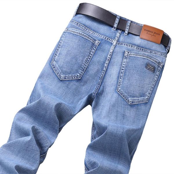 men's jeans spring and summer blue denim high-quality cotton stretch classic brand youth fashion slim straight jeans,2032
men's jeans spring and summer blue denim high-quality cotton stretch classic brand youth fashion slim straight jeans,2032