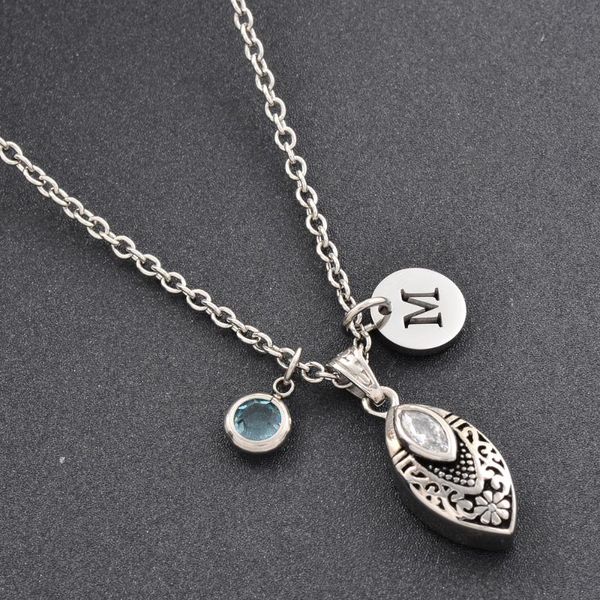 unique elegant diy cremation memorial ashes urn fashion necklace with chrysanthemum pendant choosable birthstone name initials necklaces, Silver
unique elegant diy cremation memorial ashes urn fashion necklace with chrysanthemum pendant choosable birthstone name initials necklaces, Silver