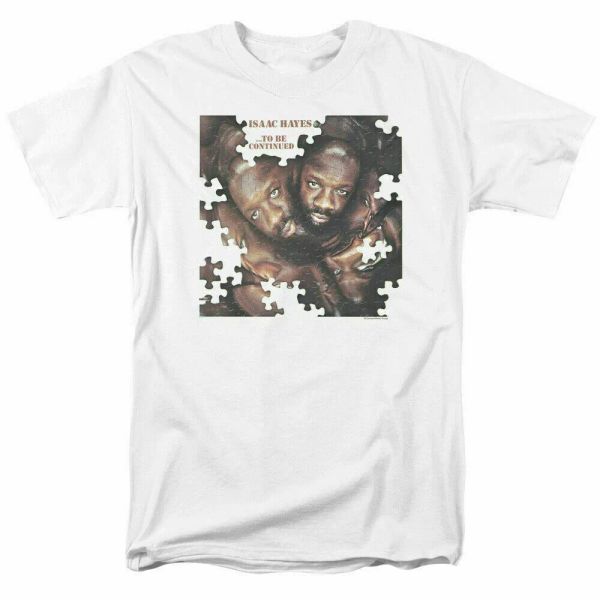 issac hayes to be continued t shirt licensed southern soul music band tee white, White;black
issac hayes to be continued t shirt licensed southern soul music band tee white, White;black