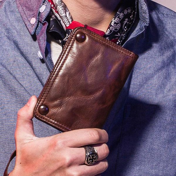 leather men's trendy wallet, soft large-capacity retro multi-function card holder, multi-card sheepskin wallet wallets, Red;black
leather men's trendy wallet, soft large-capacity retro multi-function card holder, multi-card sheepskin wallet wallets, Red;black