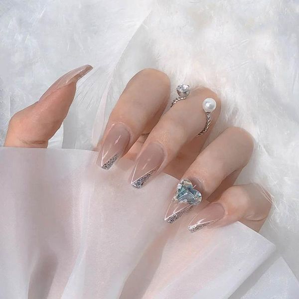false nails 24pcs/box style fashion detachable long ballerina wearable coffin fake full cover nail tips press on, Red;gold
false nails 24pcs/box style fashion detachable long ballerina wearable coffin fake full cover nail tips press on, Red;gold