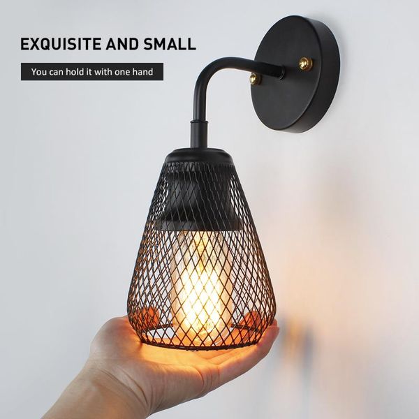 wall lamp american industrial lights wind net shade living room bedroom retro lamps wrought iron restaurant led light fixtures
wall lamp american industrial lights wind net shade living room bedroom retro lamps wrought iron restaurant led light fixtures