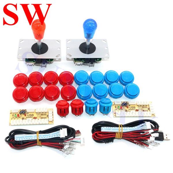 game controllers & joysticks 2pcs crystal oval ball arcade joystick kits with pcb+2pcs zero delay usb control board+20pcs button for 2player
game controllers & joysticks 2pcs crystal oval ball arcade joystick kits with pcb+2pcs zero delay usb control board+20pcs button for 2player