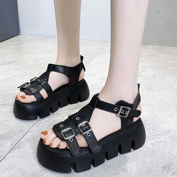 sandals punk style metal buckle platform heels women summer t strap chunky shoes woman open toe gladiator lady xuqm, Black
sandals punk style metal buckle platform heels women summer t strap chunky shoes woman open toe gladiator lady xuqm, Black