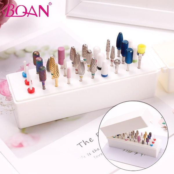 nail art equipment bqan 30 holes drill grinding head bit holder display storage box bits container stand tools, Silver
nail art equipment bqan 30 holes drill grinding head bit holder display storage box bits container stand tools, Silver