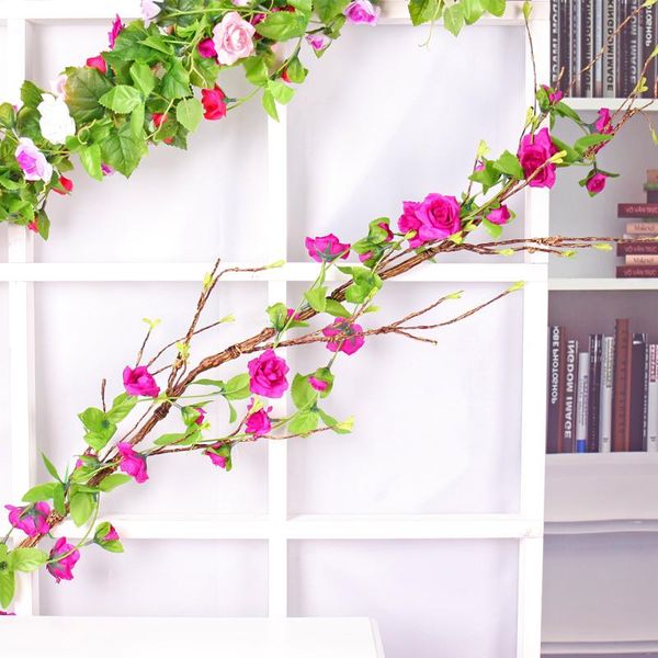 decorative flowers & wreaths 240cm artificial flower vine rose fake silk hanging plants leaves garland home romantic wedding decoration ratt
decorative flowers & wreaths 240cm artificial flower vine rose fake silk hanging plants leaves garland home romantic wedding decoration ratt