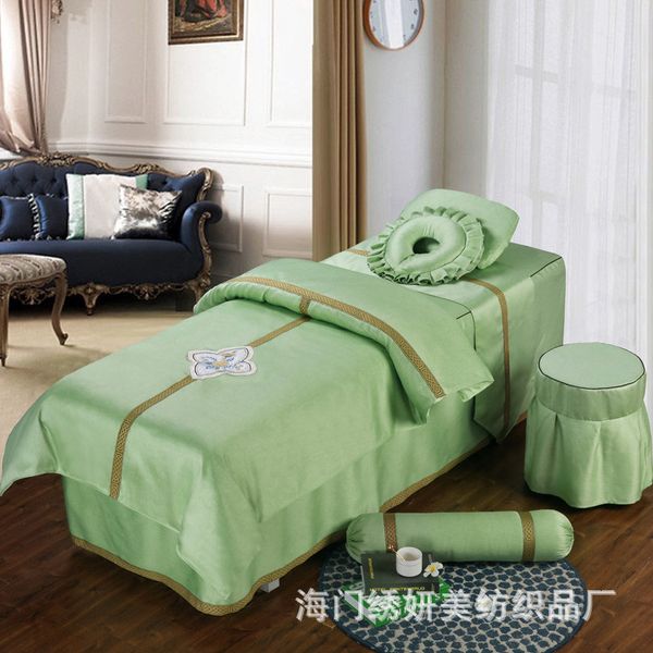 grade salon beauty bedspread four piece set of pure cotton linen european simple massage physiotherapy bed skirt bedding
grade salon beauty bedspread four piece set of pure cotton linen european simple massage physiotherapy bed skirt bedding