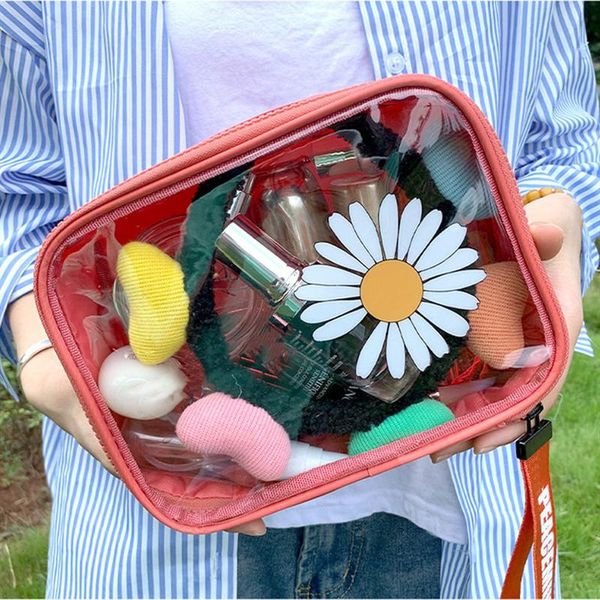 women little daisy transparent cosmetic bag travel make up necessaries organizer zipper makeup case pouch toiletry kit bags & cases
women little daisy transparent cosmetic bag travel make up necessaries organizer zipper makeup case pouch toiletry kit bags & cases