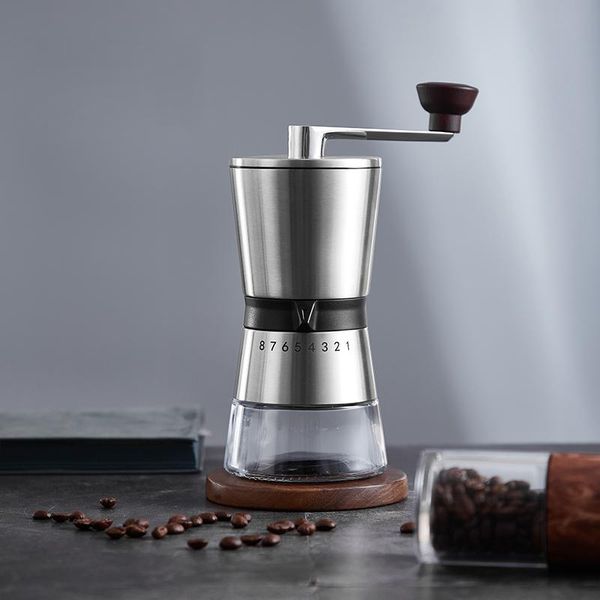 manual coffee grinders grinder stainless steel portable hand machine easy clean adjustable handmade bean mill
manual coffee grinders grinder stainless steel portable hand machine easy clean adjustable handmade bean mill