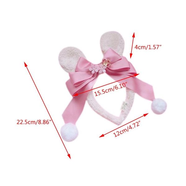 japanese lolita ears headband sweet cherry blossom bow hair hoop m68c accessories, Slivery;white
japanese lolita ears headband sweet cherry blossom bow hair hoop m68c accessories, Slivery;white