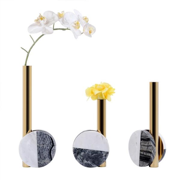 vases model room decoration light luxury creative deskmetal marble flower modern minimalist home
vases model room decoration light luxury creative deskmetal marble flower modern minimalist home