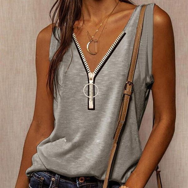 women's blouses & shirts 40# office lady zipper blouse summer casual sleeveless v neck elegant women shirt vintage solid color tee blu, White
women's blouses & shirts 40# office lady zipper blouse summer casual sleeveless v neck elegant women shirt vintage solid color tee blu, White