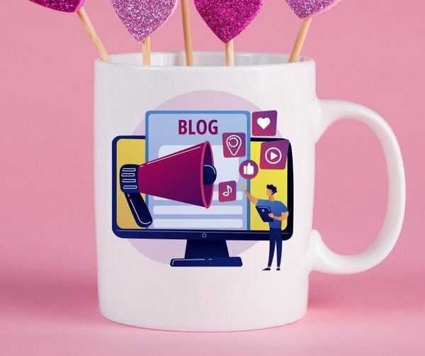 mugs details about  personalized blogging mug gift ideas cup gifts for