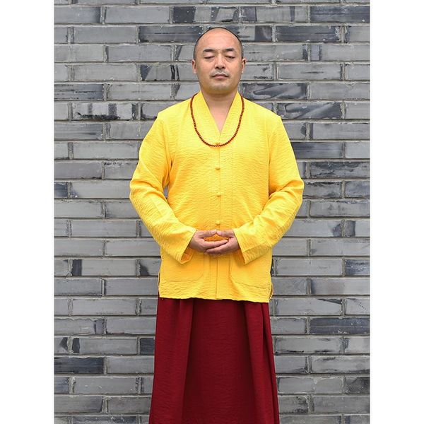 ethnic clothing summer lama short sleeve thin shirt monk clothes cotton linen tube tibetan, Red
ethnic clothing summer lama short sleeve thin shirt monk clothes cotton linen tube tibetan, Red