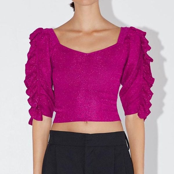 women's sweaters chic women sweater metallic knit light weight autumn 2021 fashion stretch purple slim lady pullover, White;black
women's sweaters chic women sweater metallic knit light weight autumn 2021 fashion stretch purple slim lady pullover, White;black