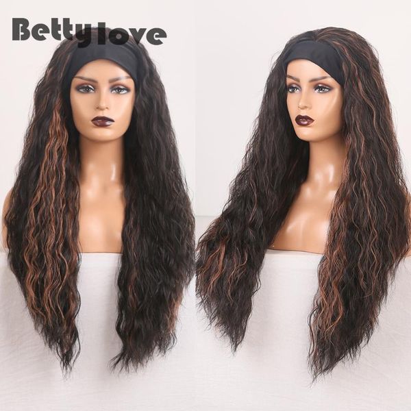 synthetic wigs bettylove headband wig highlight hair cosplay for women long water wave high temperature fiber, Black
synthetic wigs bettylove headband wig highlight hair cosplay for women long water wave high temperature fiber, Black