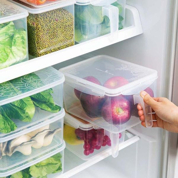 storage bottles & jars kitchen food containers large transparent sealed box container refrigerator organizer plastic boxes with handle
storage bottles & jars kitchen food containers large transparent sealed box container refrigerator organizer plastic boxes with handle