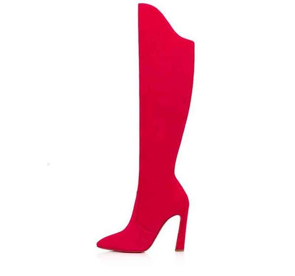 brands elegant winter women red bottom boots eleonor botta bottes over knee high heels lady combat booties party,wedding eu35-43,box, Black
brands elegant winter women red bottom boots eleonor botta bottes over knee high heels lady combat booties party,wedding eu35-43,box, Black