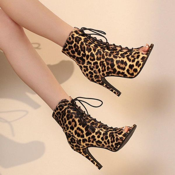 boots leopard women summer ankle fashion slip on peep toe short spring autumn cross tied thin high heel lady shoes, Black
boots leopard women summer ankle fashion slip on peep toe short spring autumn cross tied thin high heel lady shoes, Black