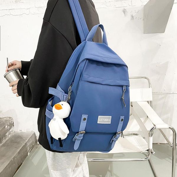 belt buckle women backpack female multiple pockets waterproof nylon lapschoolbag for college sweethearts
belt buckle women backpack female multiple pockets waterproof nylon lapschoolbag for college sweethearts