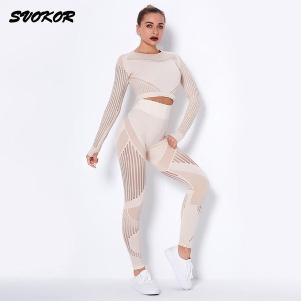 yoga outfit svokor hollow seamless set women sport outfits breathable mesh stitching 2pcs leggings workout gym suit
yoga outfit svokor hollow seamless set women sport outfits breathable mesh stitching 2pcs leggings workout gym suit