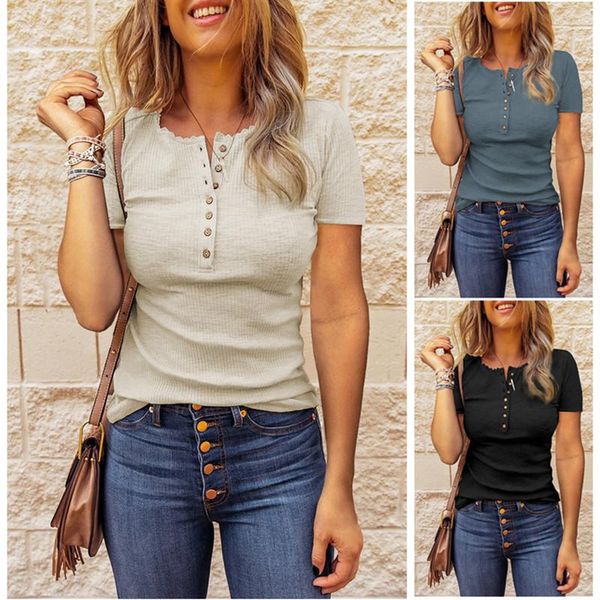 women's t-shirt 2021 spring and summer o-neck short sleeve women shirts black apricot light blue, White
women's t-shirt 2021 spring and summer o-neck short sleeve women shirts black apricot light blue, White