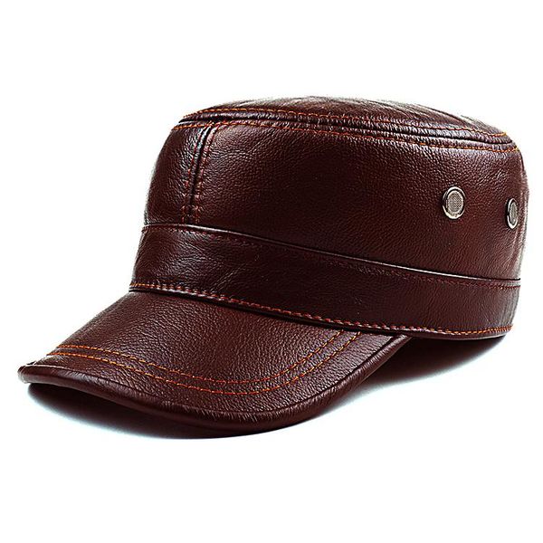 autumn winter cowhide hat male flat cap leather men's outdoor leisure wide brim hats, Blue;gray
autumn winter cowhide hat male flat cap leather men's outdoor leisure wide brim hats, Blue;gray