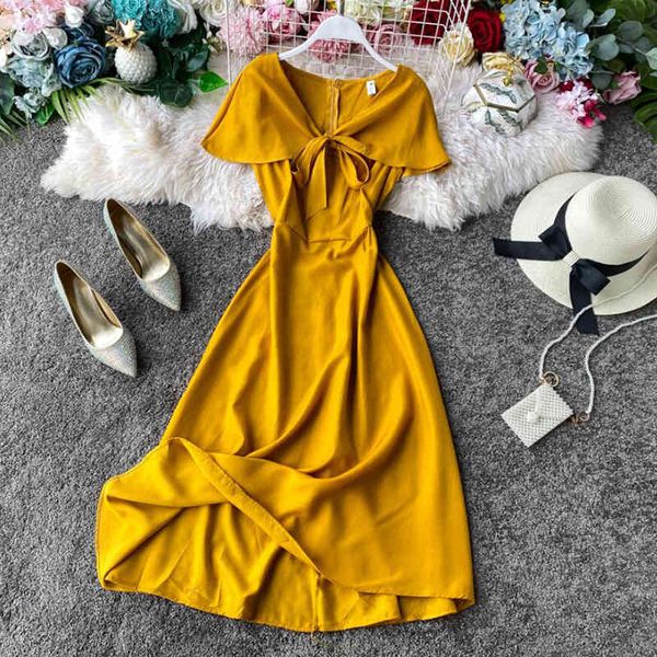 dresses elegant women summer high waist solid color v-neck short sleeve long casual bohemia maxi beach es, Black;gray
dresses elegant women summer high waist solid color v-neck short sleeve long casual bohemia maxi beach es, Black;gray