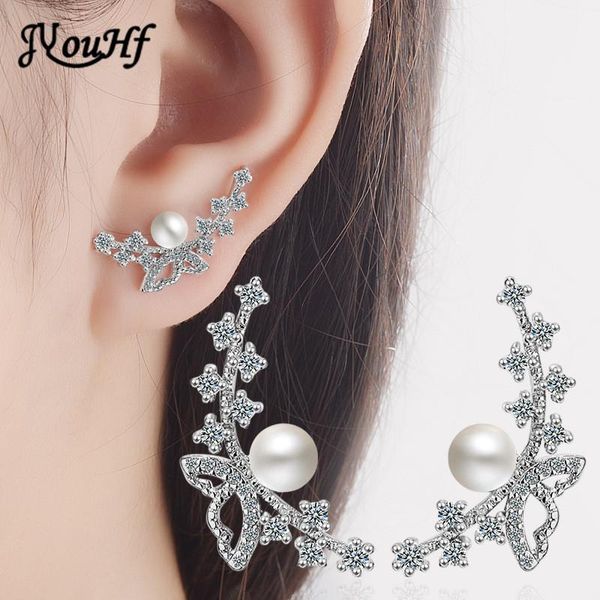 jyouhf 2021 korean style butterfly stud earrings for women female fashion white rose gold color pearl summer jewelry, Golden;silver
jyouhf 2021 korean style butterfly stud earrings for women female fashion white rose gold color pearl summer jewelry, Golden;silver