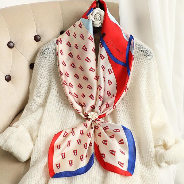 scarves summer women scarf silk hair band female print bandana square shawl wraps lady hijab headband foulard neckerchief, Blue;gray
scarves summer women scarf silk hair band female print bandana square shawl wraps lady hijab headband foulard neckerchief, Blue;gray