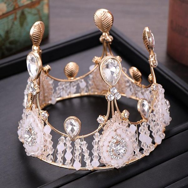 hair clips & barrettes vintage royal full round crown alloy rhinestone beaded tiaras bridesmaid king headband for women men lb, Golden;silver
hair clips & barrettes vintage royal full round crown alloy rhinestone beaded tiaras bridesmaid king headband for women men lb, Golden;silver