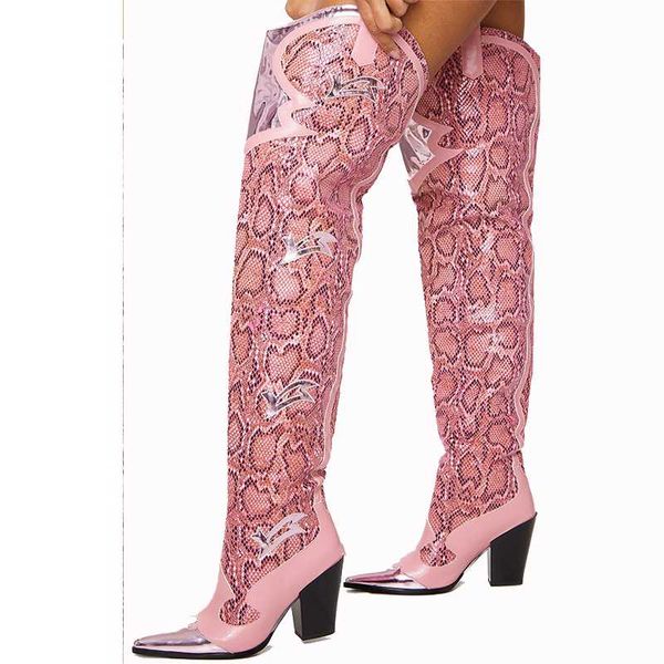 boots euro-american fashion snake pattern over-knee 2021 autumn and winter style catwalk individuality tide, Black
boots euro-american fashion snake pattern over-knee 2021 autumn and winter style catwalk individuality tide, Black