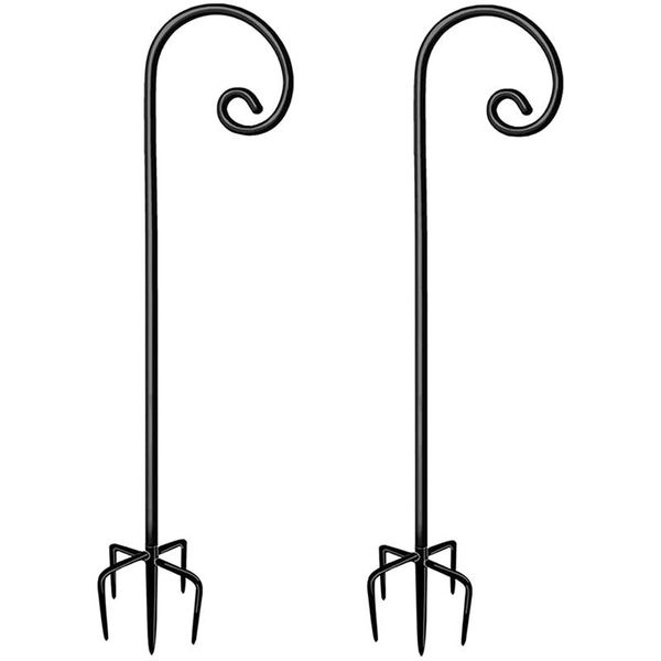 hooks & rails 63 inch outdoor shepherd hook for hanging, adjustable heavy duty bird feeder pole solar lanterns planter, 2 packs
hooks & rails 63 inch outdoor shepherd hook for hanging, adjustable heavy duty bird feeder pole solar lanterns planter, 2 packs