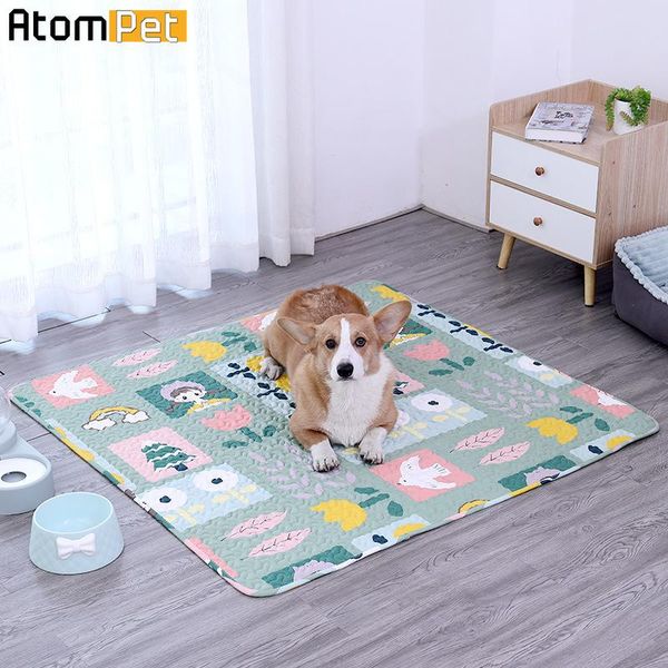 kennels & pens dog summer colling mat breathable ice silk cat pad soft portable dogs cats blanket bed washable cushion pet supplies
kennels & pens dog summer colling mat breathable ice silk cat pad soft portable dogs cats blanket bed washable cushion pet supplies