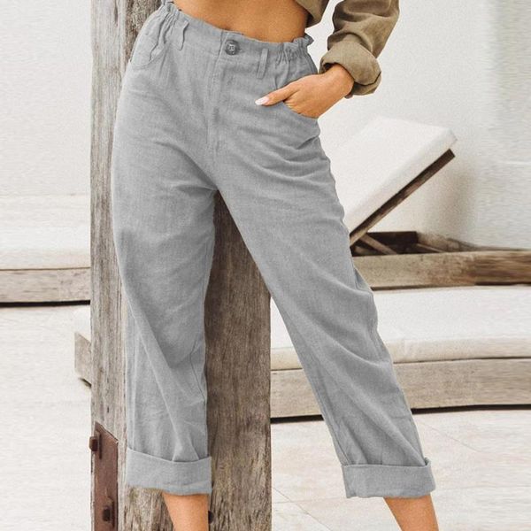 women simple solid harem pants elastic waist female spring summer trousers casual cotton linen loose plus size women's & capris, Black;white
women simple solid harem pants elastic waist female spring summer trousers casual cotton linen loose plus size women's & capris, Black;white