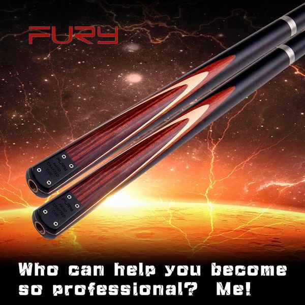 fury billiard snooker cue sn-86 9.8mm tip 145cm length 3/4 split professional with extension stick case china cues
fury billiard snooker cue sn-86 9.8mm tip 145cm length 3/4 split professional with extension stick case china cues