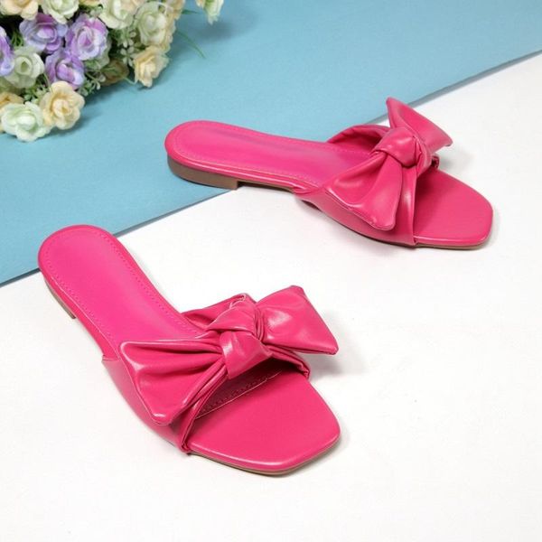 summer women flat slippers bowknot sandals open toe beach flip flops outdoor slides roman ladies shoes sandalias mujer, Black 
summer women flat slippers bowknot sandals open toe beach flip flops outdoor slides roman ladies shoes sandalias mujer, Black