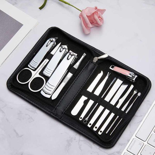20pcs professional manicure set stainless steel nail clipper kit pedicure scissor tweezer ear pick care grooming tool sets1
20pcs professional manicure set stainless steel nail clipper kit pedicure scissor tweezer ear pick care grooming tool sets1