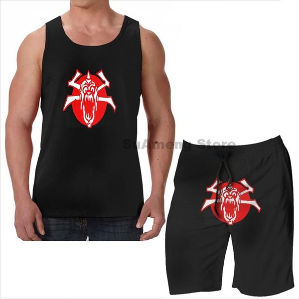 men's tracksuits summer funny print men tank women heroquest- gargoyle beach shorts sets fitness vest, Gray
men's tracksuits summer funny print men tank women heroquest- gargoyle beach shorts sets fitness vest, Gray