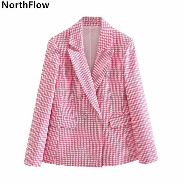women's suits & blazers northflow blazer women england style houndstooth double breasted regular feminino femme and jackets, White;black
women's suits & blazers northflow blazer women england style houndstooth double breasted regular feminino femme and jackets, White;black