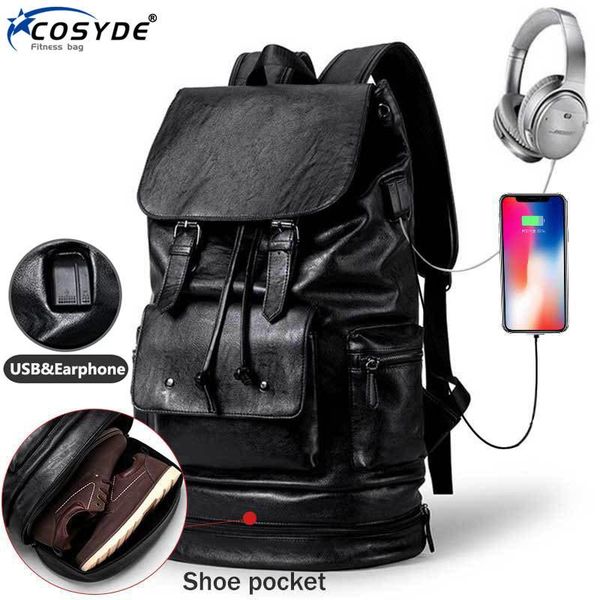 cosyde anti-theft usb pu leather gym backpack fitness men training bag with shoes storage travel duffle se de sport bolsa outdoor bags
cosyde anti-theft usb pu leather gym backpack fitness men training bag with shoes storage travel duffle se de sport bolsa outdoor bags