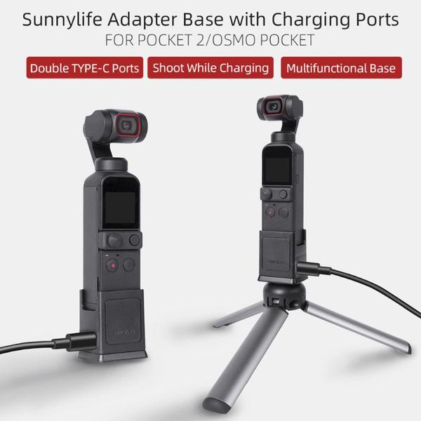potable type-c charging base adapter 1/4 tripod mount for dji pocket 2/osmo handheld gimbal camera accessories tripods
potable type-c charging base adapter 1/4 tripod mount for dji pocket 2/osmo handheld gimbal camera accessories tripods