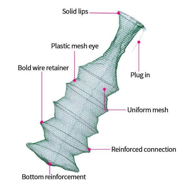 folding fish care shrimp cage waterproof quick dry crawfish green steel wire fishing gear net accessories
folding fish care shrimp cage waterproof quick dry crawfish green steel wire fishing gear net accessories