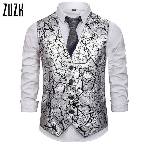 steampunk waist coat for men wedding dress gold crack printed mens vest casual gilet costume homme colete social streetwear men's vests, Black;white
steampunk waist coat for men wedding dress gold crack printed mens vest casual gilet costume homme colete social streetwear men's vests, Black;white
